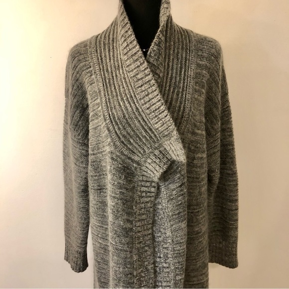 Sundance Cozy Moments Long Cardigan in Gray Multi - Picture 4 of 12